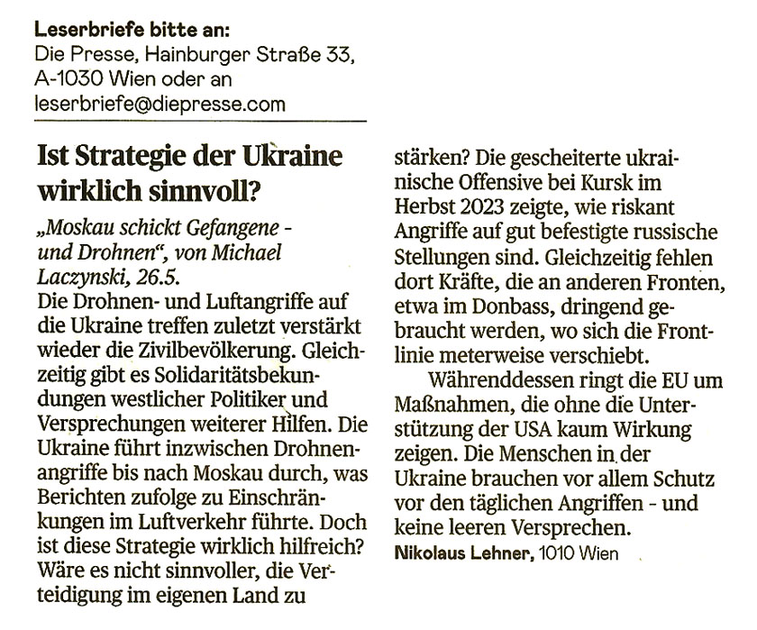 Leserbrief 