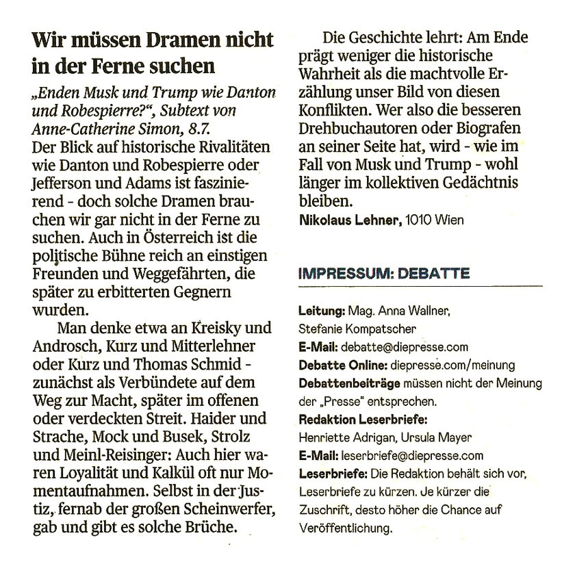 Leserbrief 