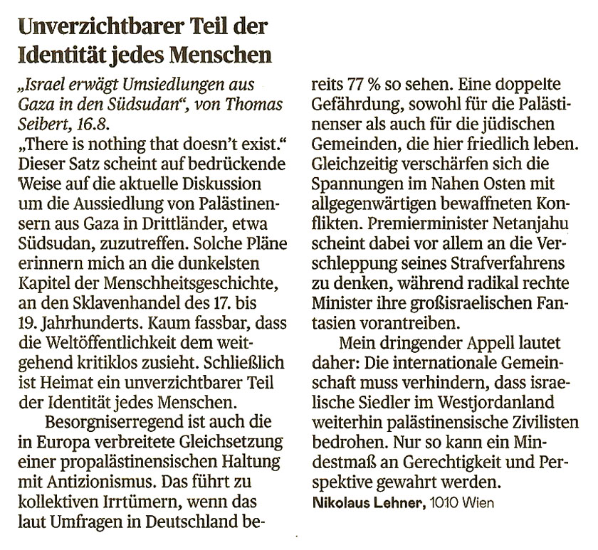 Leserbrief 