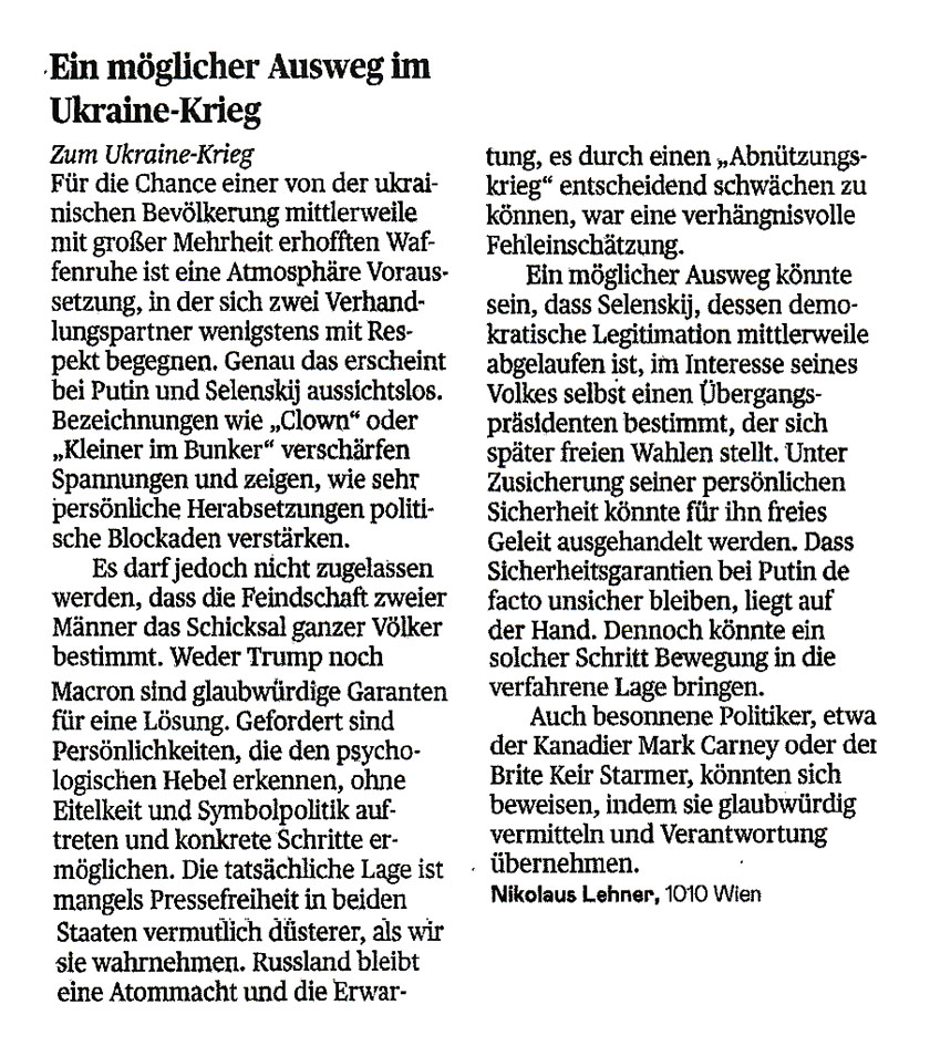 Leserbrief 