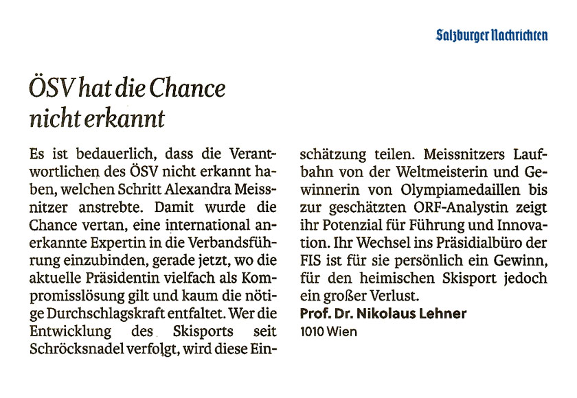 Leserbrief 